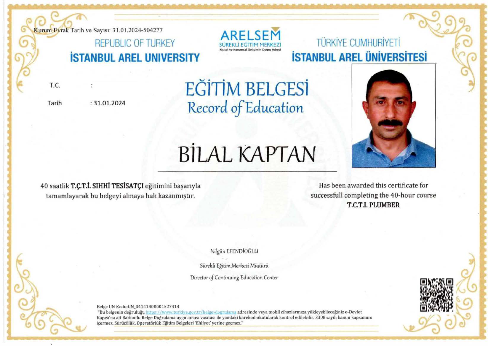 Sıhhi Tesisatçı